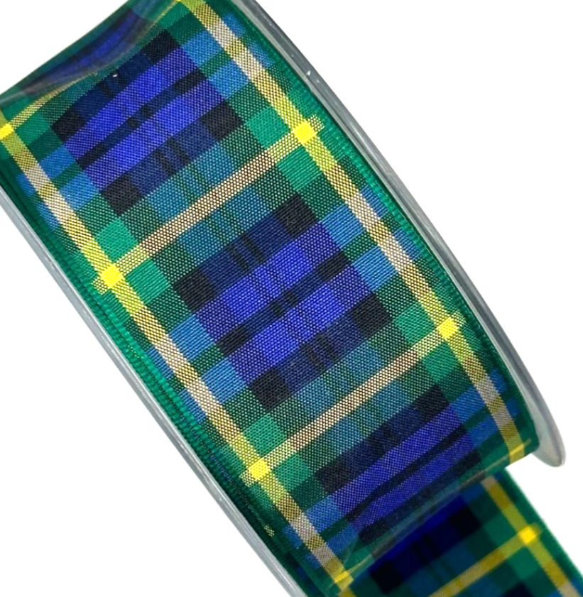 Berisfords Gordon Tartan Ribbon 40mm, photo 2 of 4