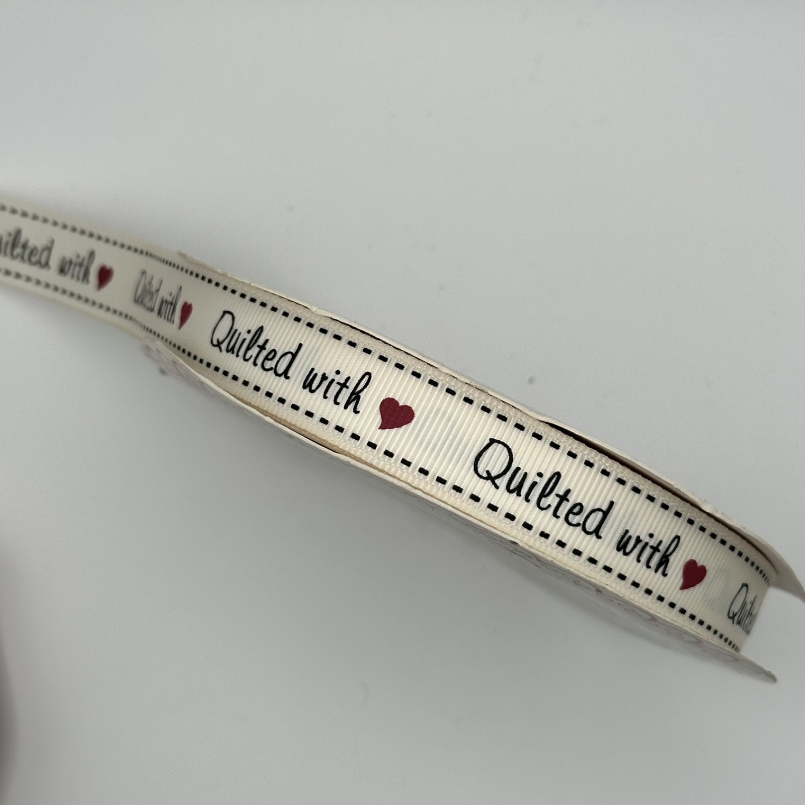Bertie's Bows Quilted With Heart Ribbon 16mm Grosgrain, photo 4 of 4