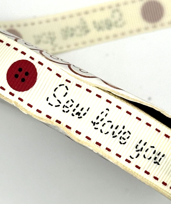 Bertie's Bows Sew Love You Ribbon 16mm Grosgrain, photo 2 of 4
