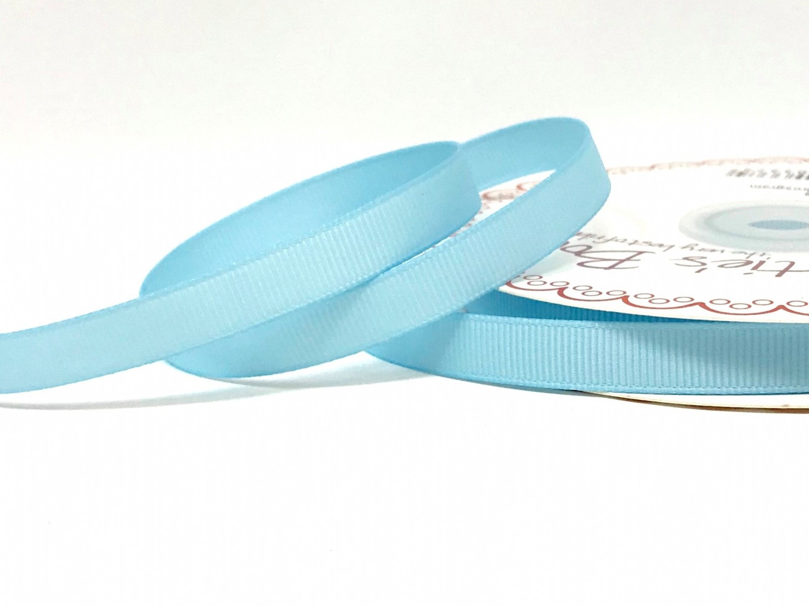 Bertie's Bows Light Blue Grosgrain Ribbon 9mm