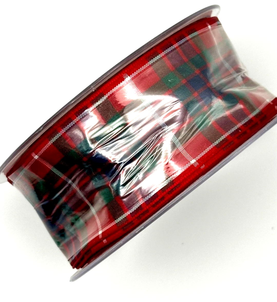 Berisfords Fraser Frazer Tartan Ribbon 40mm, photo 2 of 5