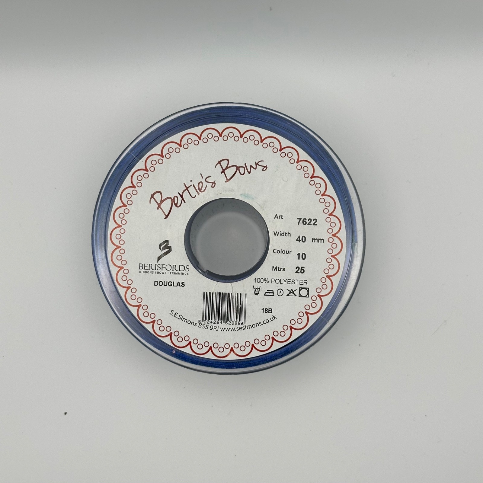 Berisfords Douglas Tartan Ribbon 40mm, photo 3 of 4
