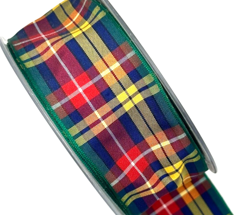 Berisfords Buchanan Tartan Ribbon 40mm, photo 2 of 4